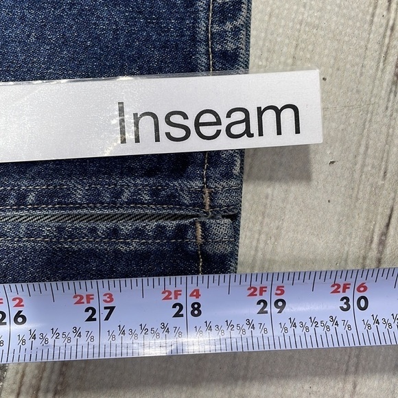 3x1 Denim Jeans Skinny Split Hem Blue Denim Sterling Size 26 - Picture 9 of 12